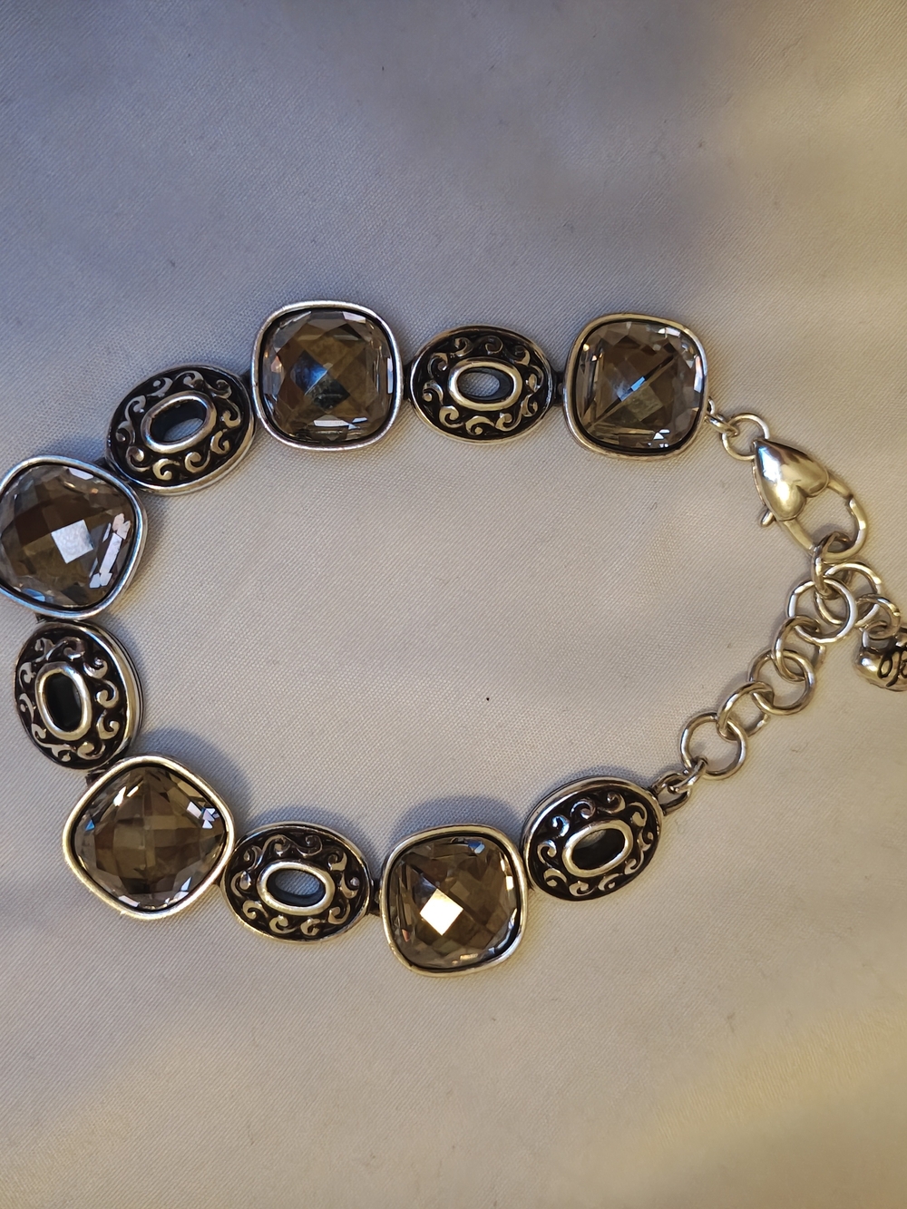 Brighton Venus Rising Bracelet In Smoky Crystal Silver-Tone